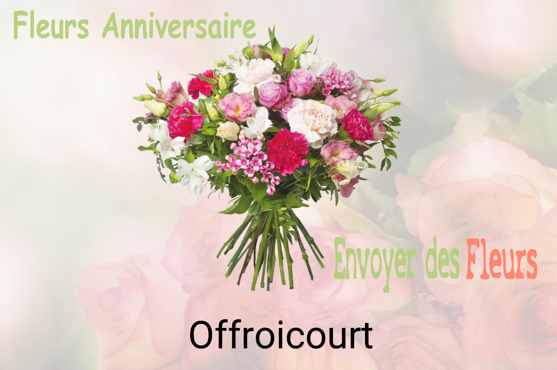 Bouquet de fleurs d’anniversaire livré à Offroicourt